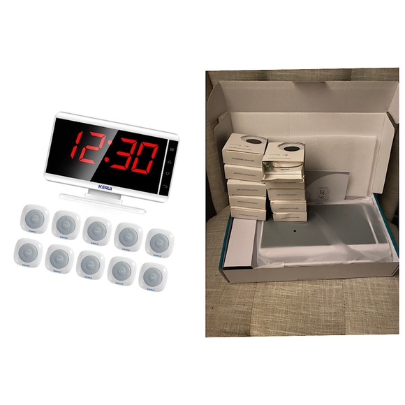 Restaurant Paging System,KERUI Wireless Waiter Server Paging Calling System - Picture 1 of 12